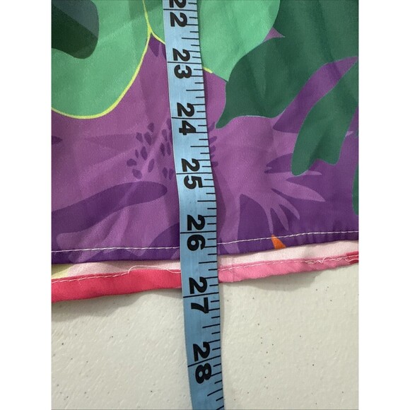 Gdg Actuel Blouse Womens Small Multicolor Abstract Artsy Bishop Sleeve Loose Top - Picture 9 of 11